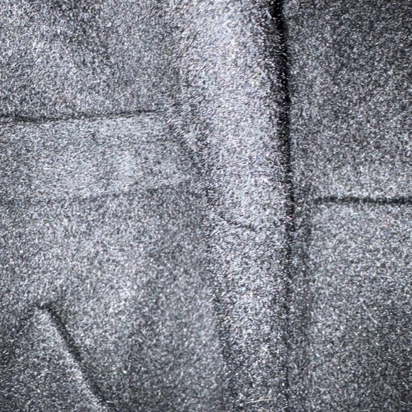 FABULOUS! FABULOUS! Vintage 50’s/60’s Black Wool Faux Fur Trim Coat, Size S, EUC - Picture 5 of 8